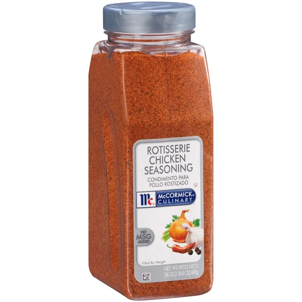 Mccormick Halal Kosher Organic-95% Rotisserie Chicken Seasoning 24 oz., PK6 900223214 - main
